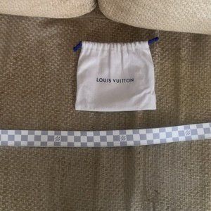 Louis Vuitton Belt Damier Azur Monogram 95cm 32/34